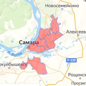 Зона доставки пиццы для Вас